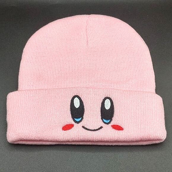 Pink Kirby's Dreamworld Beanie Video Gamer Cosplay Christmas Winter Birthday NEW